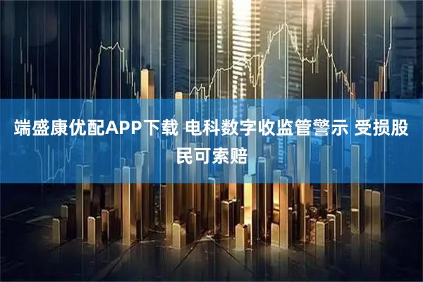 端盛康优配APP下载 电科数字收监管警示 受损股民可索赔